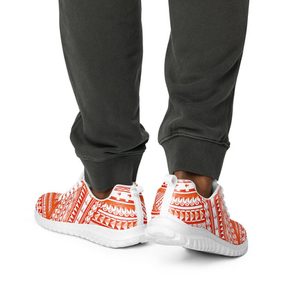 Tribal athletic shoes (Sunset orange)