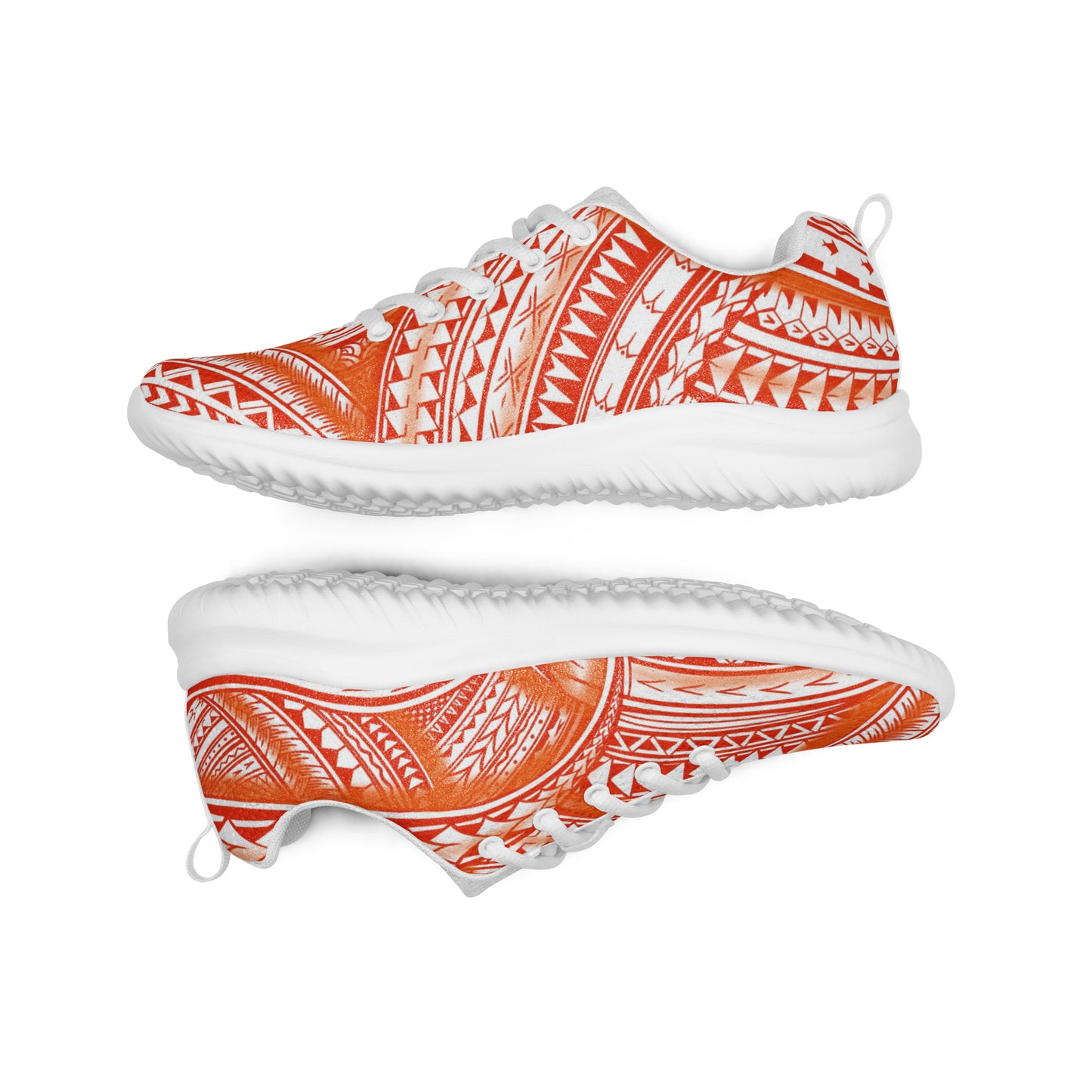 Tribal athletic shoes (Sunset orange)