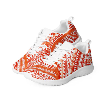 Tribal athletic shoes (Sunset orange)